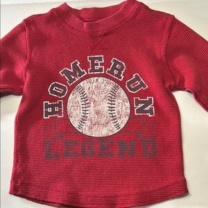 Red Home Run Legend Kids Shirt